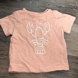 Baby/Toddler Short-Sleeve Pink Lobster Tee